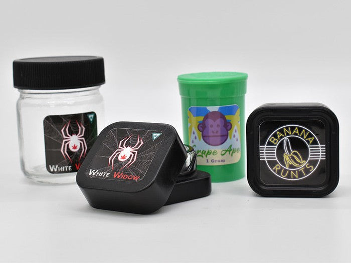 Beast Branding CUSTOM PRINTED STICKERS - 1.25" x 1.25" Square for 9ml Square Jar Lid or Bottom-Custom Print Labels