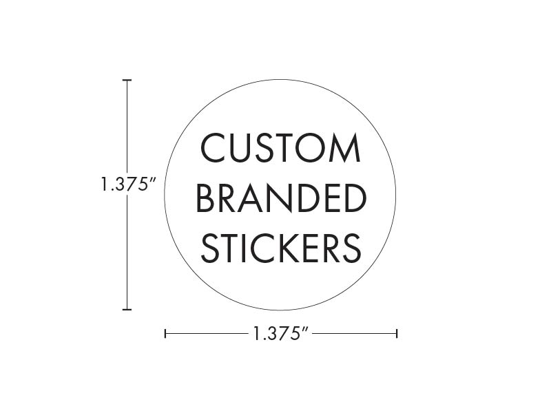 Beast Branding CUSTOM PRINTED STICKERS - 1.375" Circle for Concentrate Container or Flower Jar-Custom Print Stickers
