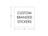 Beast Branding CUSTOM PRINTED STICKERS - 3" x 3" Square for 1/8 Oz, 1/4 Oz, Gram Mylar Pouch Bags-Custom Print Labels