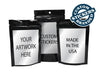 Beast Branding CUSTOM PRINTED STICKERS - 3" x 4" Rectangle for 1/8 Oz, 1/4 Oz, Mylar Bag-Custom Print Labels