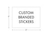 Beast Branding CUSTOM PRINTED STICKERS - 3" x 4" Rectangle for 1/8 Oz, 1/4 Oz, Mylar Bag-Custom Print Stickers