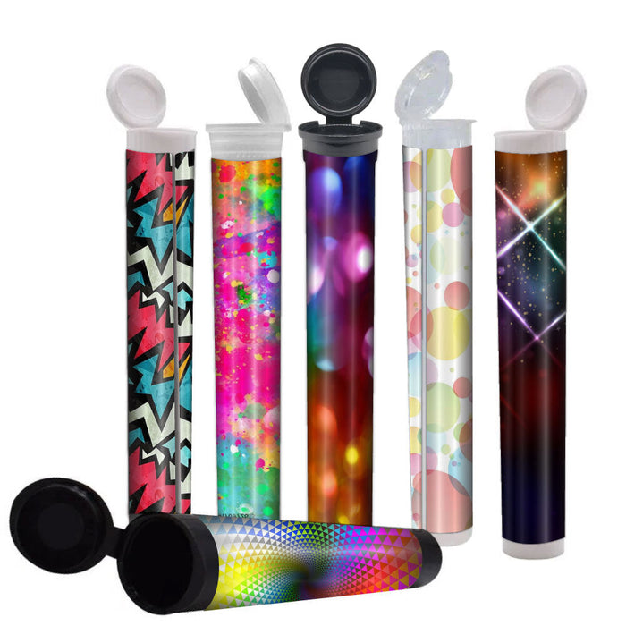 Beast Branding CUSTOM PRINTED STICKERS - TAPERED Rectangle Label for 116mm Tubes-Custom Print Stickers