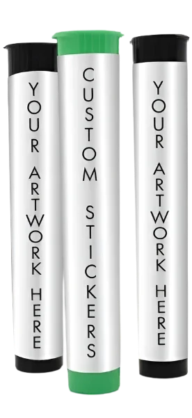 Beast Branding CUSTOM PRINTED LABELS - TAPERED For 116mm Tubes MJ Wholesale Beast Branding CUSTOM PRINTED LABELS - TAPERED For 116mm Tubes MJ Wholesale