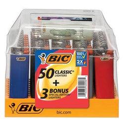BIC Classic Lighters Assorted colors (53 Count)-