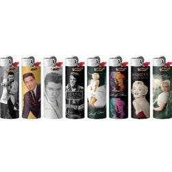 BIC Disposable Lighter Icons Elvis Marilyn Monroe Limited Edition - (50 Count Display)-