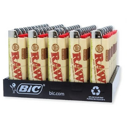 BIC DISPOSABLE LIGHTER RAW ORGANIC 50 Count - (1 Display)-