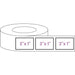 Blank Roll 2" x 1" Rectangle White Gloss Premium BOPP Labels-Prescription Labels & State Compliant Labels