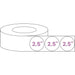 Blank Roll 2.5" Circle White Gloss Premium BOPP Labels (1 Roll - 1,000 Count)-Prescription Labels & State Compliant Labels