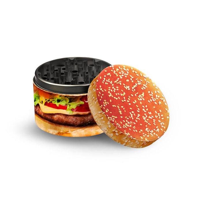 Burger Dine-In 4-Piece Grinder 63mm - (6 Count Display)-Grinders