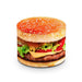 Burger Dine-In 4-Piece Grinder 63mm - (6 Count Display)-Grinders