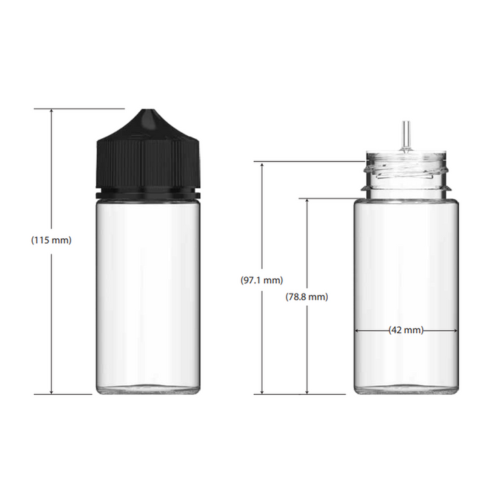 Chubby Gorilla 100ML V3 Unicorn Plastic Squeeze Bottle PET CR - Various Colors - (400 Count) Chubby Gorilla 100ML V3 Unicorn Plastic Squeeze Bottle PET CR - Various Colors - (400 Count)