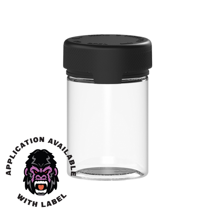 Chubby Gorilla 4oz Aviator CR Plastic Container w/ Inner Seal - Various Colors - (400 Count)-Aviator Containers