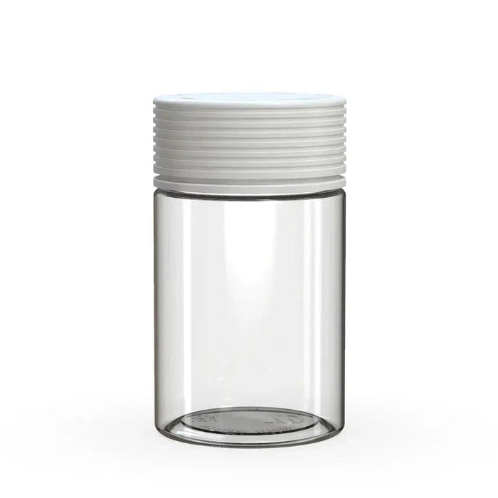 Chubby Gorilla 5oz Spiral CR Plastic Jar Containers With Labels & Application - Various Colors - (300 Count)-Plastic Jar