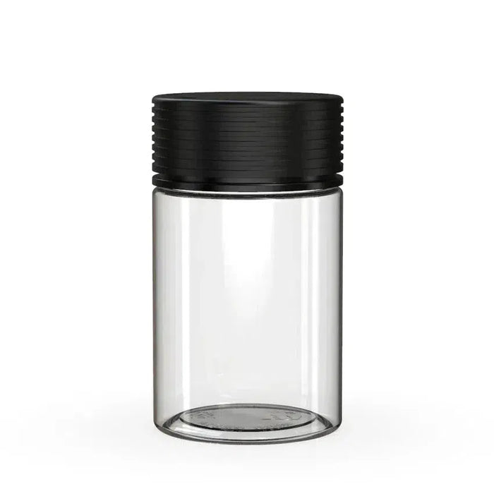 Chubby Gorilla 5oz Spiral CR Plastic Jar Containers With Labels & Application - Various Colors - (300 Count)-Plastic Jar