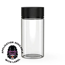 Chubby Gorilla 6oz Spiral CR Plastic Containers - Various Colors - (300 Count)-Plastic Jar