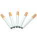 Cigarette Style Metal One Hitter Dugout Pipe - 3"/ 78mm - (100 Count Counter Display)-Hand Pipes, Rigs, & Bubblers