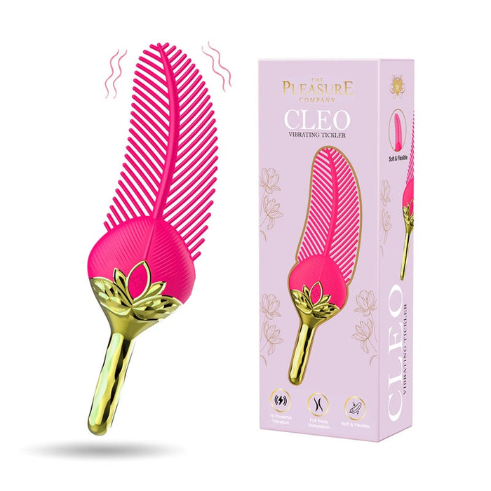 CLEO Feather Ticker Pink-Vibrators