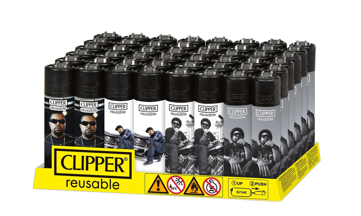 Clipper Lighters Classic Large Ice Cube - (48 Count Display)-Lighters and Torches