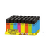 Clipper Neon Solid Refillable Lighter - (48 Count Display)-