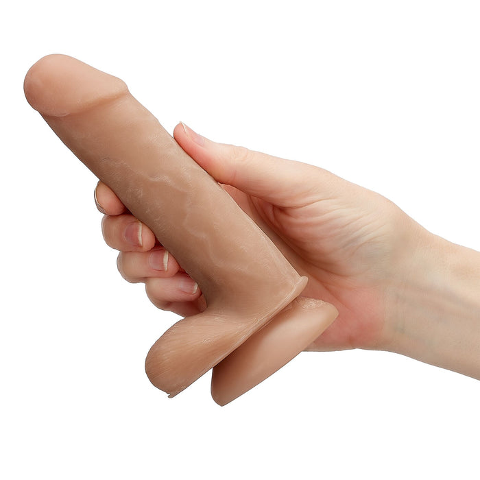CLOUD 9 DUAL DENSITY REALISTIC DILDO 6" W/ BALLS-ADULT PRODUCTS > Dildo