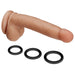CLOUD 9 DUAL DENSITY REALISTIC DILDO 7" W/ BALLS-ADULT PRODUCTS > Dildo