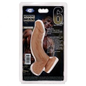 CLOUD 9 WORKING MAN 6.5" DILDO W/BALLS YOUR SURFER-ADULT PRODUCTS > Dildo