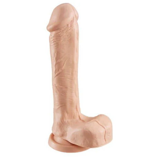 CLOUD 9 WORKING MAN 8" DILDO W/ BALLS and SUCTION BASE-ADULT PRODUCTS > Dildo