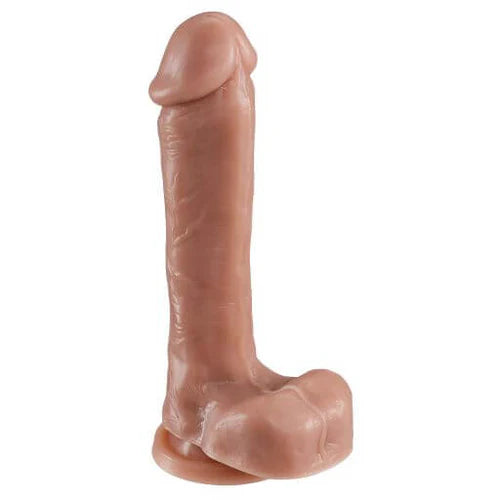 CLOUD 9 WORKING MAN 8" DILDO W/ BALLS and SUCTION BASE-ADULT PRODUCTS > Dildo