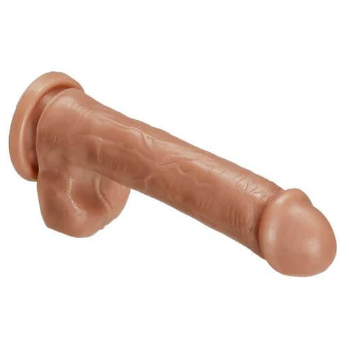 CLOUD 9 WORKING MAN 8" DILDO W/ BALLS and SUCTION BASE-ADULT PRODUCTS > Dildo