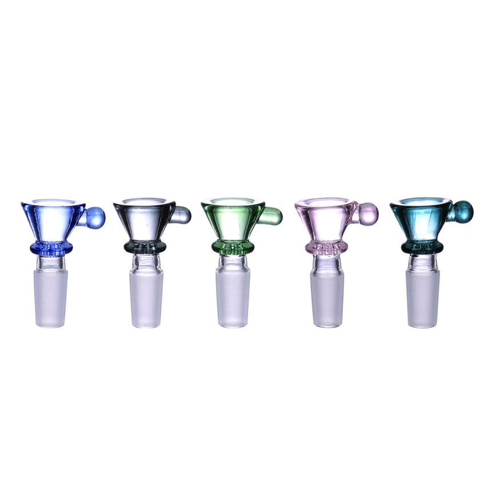 Clover 14mm Male Diamond Rim Glass Bowl (12 Count Display)-Glass Water Pipes