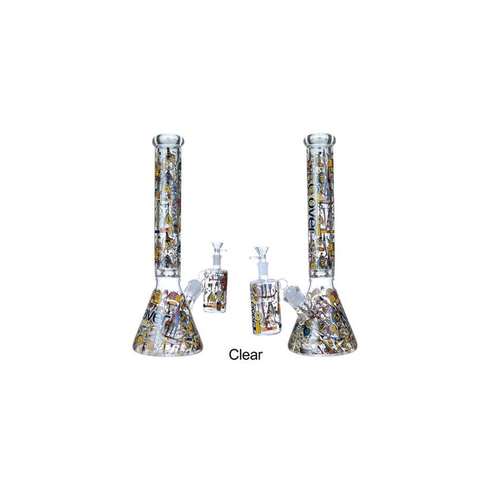 Clover 16" 9mm Waterpipe with Ash Catcher (1 count)-