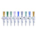 CLOVER 6" Rounded Dab Straw - Colors May Vary - (1 Count)-Dab Tools