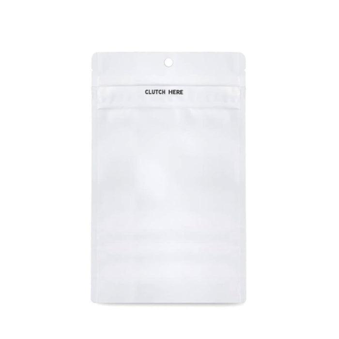 Clutch N Pull Mylar Bag - 1/2 Oz - 14 Grams - Child Resistant - Opaque Black or White - (100 to 50,000 Count)-Mylar Smell Proof Bags