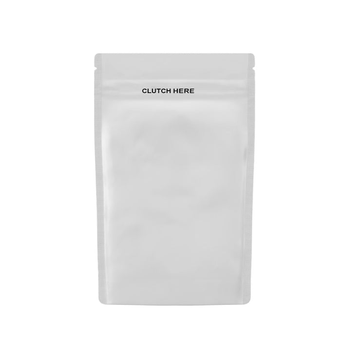 Clutch N Pull Mylar Bag - 1/4 Oz - 7 Grams - Child Resistant - Opaque Black or Opaque White - (1000 to 50,000 Count)-Mylar Smell Proof Bags