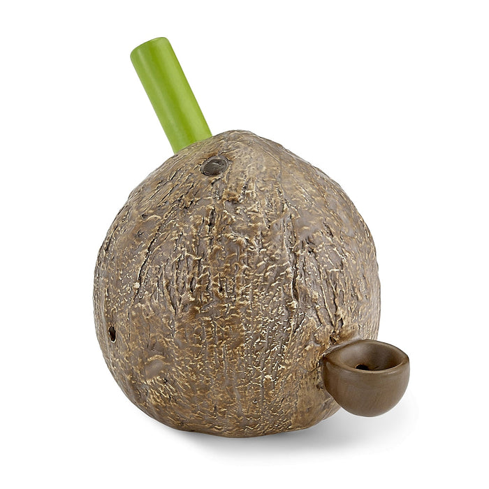 Coconut Pipe - (1 Count)-Hand Pipes, Rigs, & Bubblers