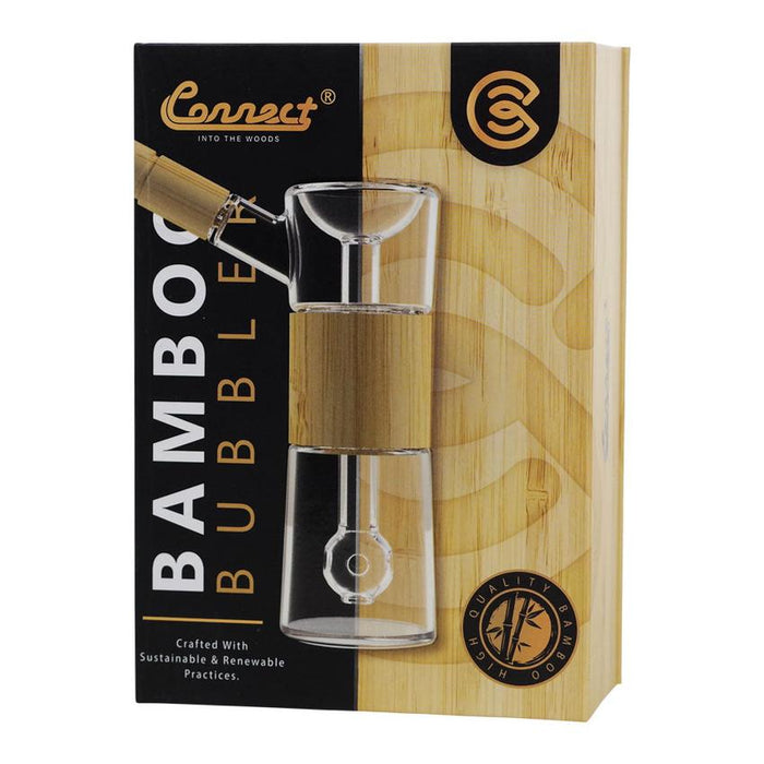 Connect Wooden Bubbler Bamboo (1 Count)-Smoking Essentials