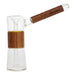 Connect Wooden Bubbler Walnut (1 Count)-Smoking Essentials