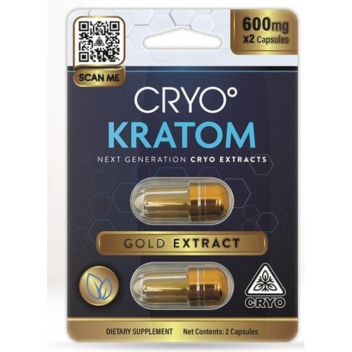 Cryo Kratom 2 Pack Capsules - (6 Count Display)-Dietary Supplements