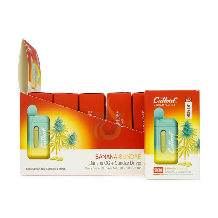 Cutleaf HHC Delta-8 5 Gram CBD/D-8 Disposable - (6 Count Displays)-CBD Disposable Vape