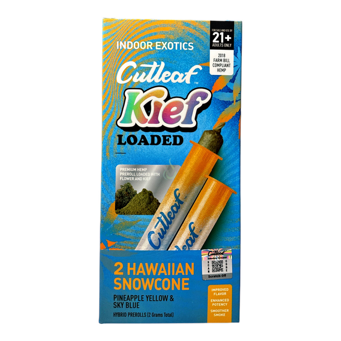 Cutleaf Kief Loaded THC-A Pre Rolls - (10 Count Displays)-CBD Flower
