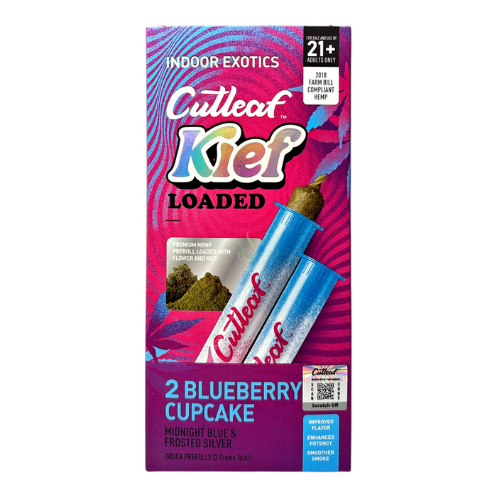 Cutleaf Kief Loaded THC-A Pre Rolls - (10 Count Displays)-CBD Flower