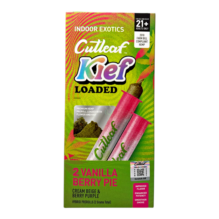 Cutleaf Kief Loaded THC-A Pre Rolls - (10 Count Displays)-CBD Flower