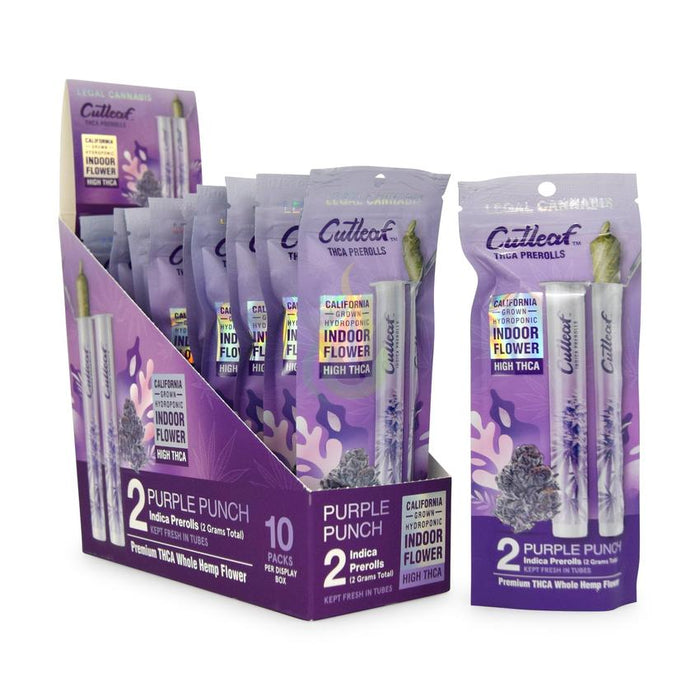Cutleaf THCA Pre-Rolls - (10 Count Displays)-CBD Flower