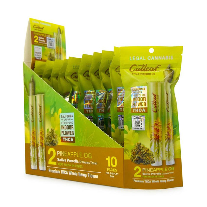 Cutleaf THCA Pre-Rolls - (10 Count Displays)-CBD Flower