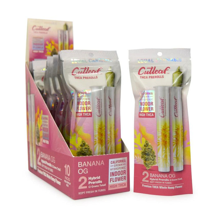 Cutleaf THCA Pre-Rolls - (10 Count Displays)-CBD Flower