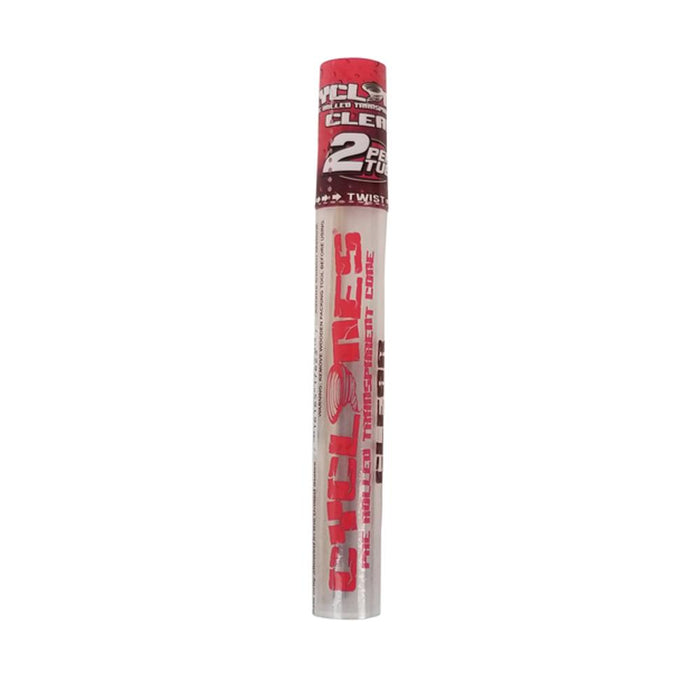 Cyclones Clear Red Chill Cones - (24 Count Display)-Papers and Cones