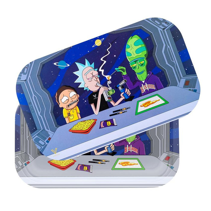 Dab Portal Rick Rolling Tray - Medium - (1 Count)-Rolling Trays and Accessories