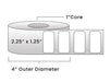 Direct Thermal Labels - Metrc Label- 2.25" x 1.25" - 1" Core / 4" Outer Diameter - (1,110 Labels Per Roll)-Stock Labels