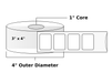 Direct Thermal Labels - Metrc Label - 3" x 4" - 1" Core / 4" Outer Diameter - (390 Labels Per Roll)-Stock Labels