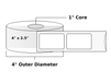 Direct Thermal Labels - Metrc Label - 4" x 2.5" - 1" Core / 4" Outer Diameter - (610 Labels Per Roll)-Stock Labels
